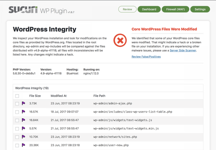 WordPress Malware Scan
