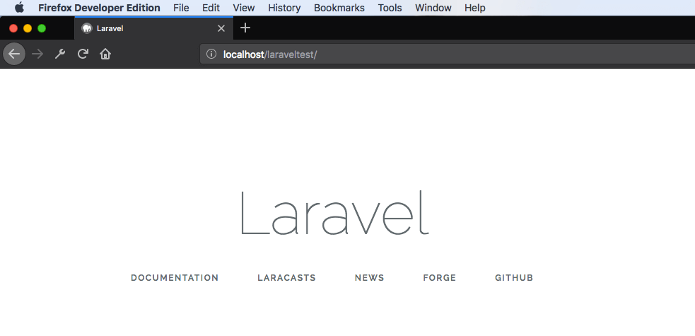 local host laravel