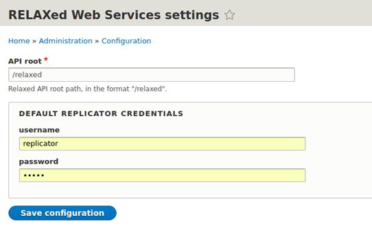 drupal 8 relaxed web services settings