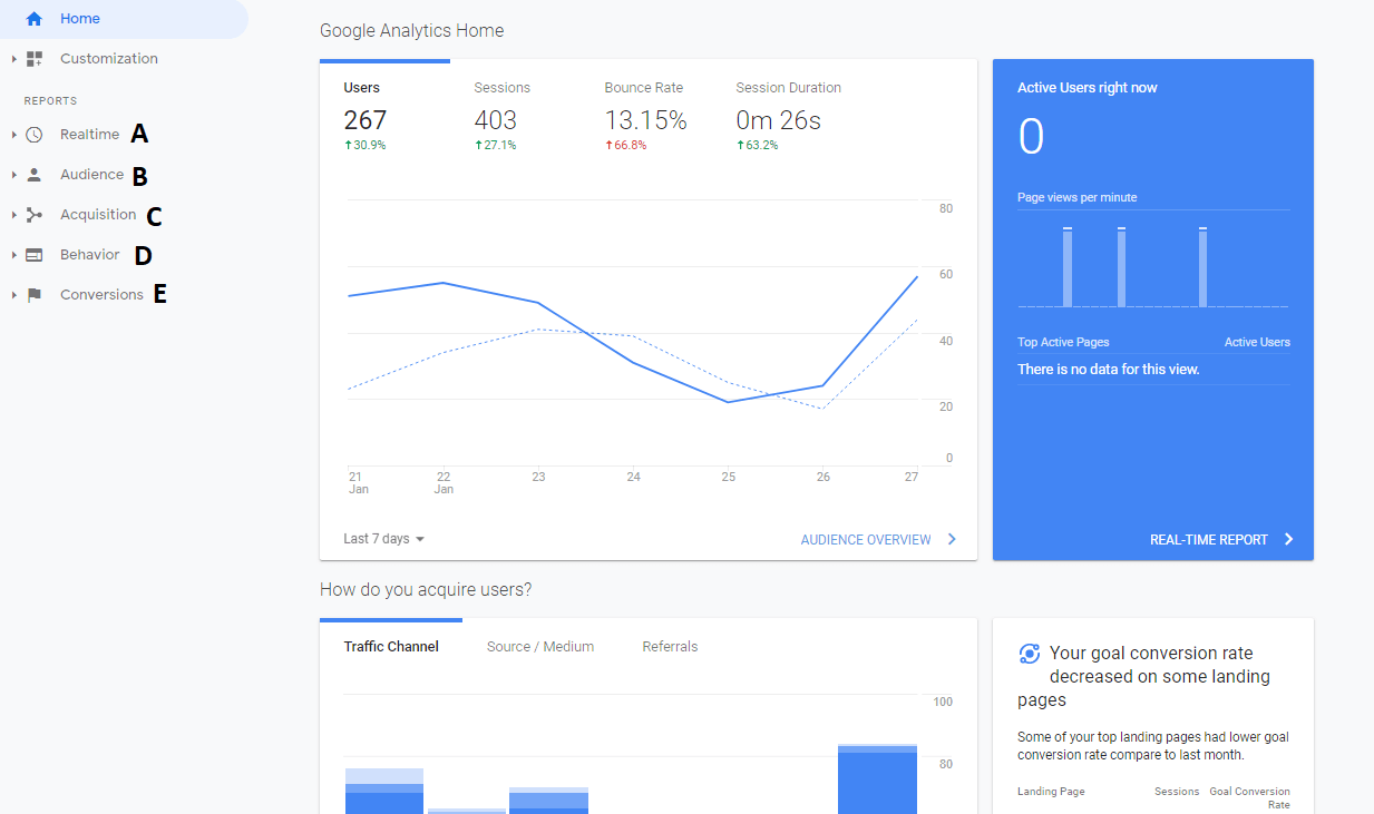 Analytics Reports - cmsMinds